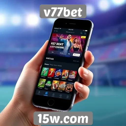 Acessibilidade do site V77bet melhora para dispositivos móveis