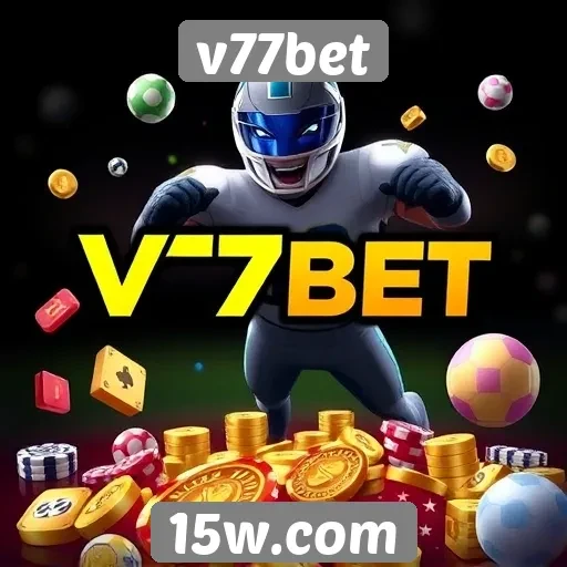 Variedade de jogos disponíveis no v77bet